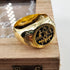 Custom Engraved 17mm Round Top Ring Engraved Signet Ring Personalize Engraving Letters Logo Rings Fashion Men Copper Jewelry