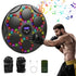 Upgraded Kids Smart Bluetooth Boxing Trainer w/ 5-Target Scoring, Built-in Battery & Music for Home Fitness