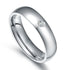 Vnox Basic Wedding Bands Rings for Women Man Customize Name Date Love Info Promise Alliance Anniversary Personalized Gift