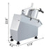 SucceBuy Electric Vegetable Cutter Slicer Chopper Shredder Grinder Pellet Machine for Kitchen Tools Food Processors
