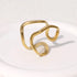LATS Stainless Steel Gold Color Rings for Women Men 2024 Colorfast Popular Party Personalized Exaggerated Charms Jewelry Gifts