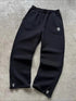New Y2K Pants Personalized Pant Leg Zipper Embroidery Hip Hop Casual Joggers Men Pants Retro Straight Pants Tracksuit Streetwear