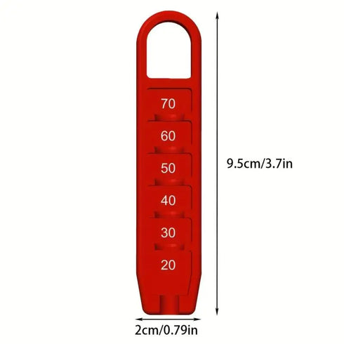 Golf Tee Elevator 3D Printed Golf Tee Height Gauge Portable Tee Height Setter Precise Placement at 20-70mm Gift for Golfers