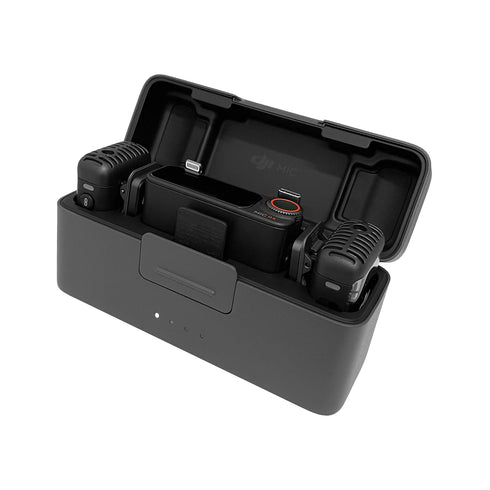 DJI Mic 2 Wireless Microphone with smart Noise Cancelling 32-bit Float Internal record Optimized Sound m Range