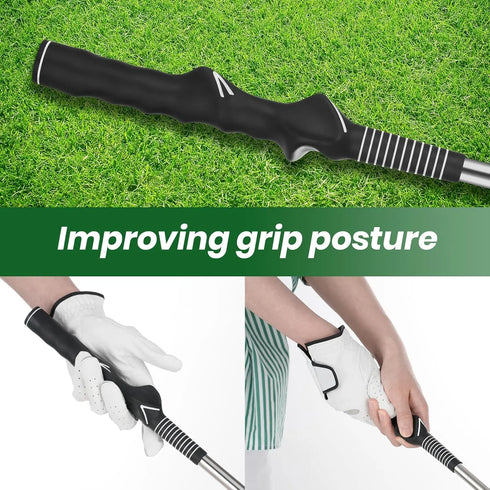 Golf Retractable Swing Trainer Golf Swing Retractable Stick Superior Golf Training Aid, Strength Training for Improved Shot Swin
