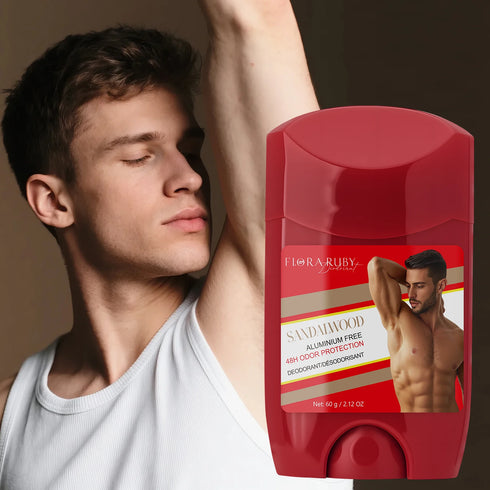Old Spice Sandalwood Deodorant Men,Body Odor RemoveCream,Aluminum Free,High Endurance,Sweat Defense & Odor Protection,Portable
