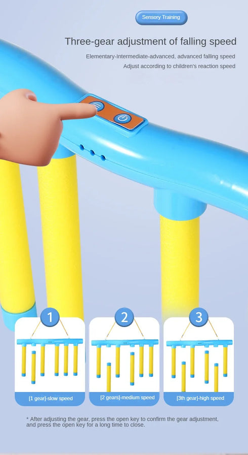 Fun Challenge Falling Sticks Game Set for Training Reaction Ability Educational Activity Parent-child Interaction Party Game Toy