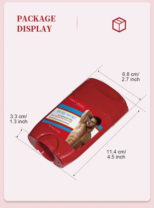 Old Spice Sandalwood Deodorant Men,Body Odor RemoveCream,Aluminum Free,High Endurance,Sweat Defense & Odor Protection,Portable