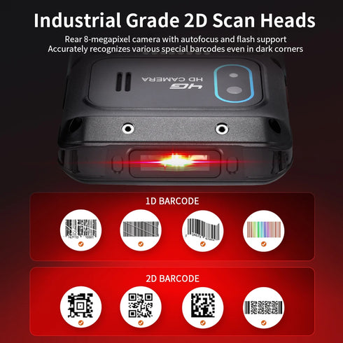 YK957 Android 2d Qr Code Reader Handheld Terminal Pda Android Barcode Scanner With Nfc Rfid Reader Medical Device Pdas 4+64g