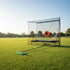 12x9Ft Golf Practice Cage Net Set with Metal Frame & Carry Bag Foldable Easy Setup Practice Nets for Indoor/Outdoor Training