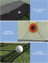 12x9Ft Golf Practice Cage Net Set with Metal Frame & Carry Bag Foldable Easy Setup Practice Nets for Indoor/Outdoor Training