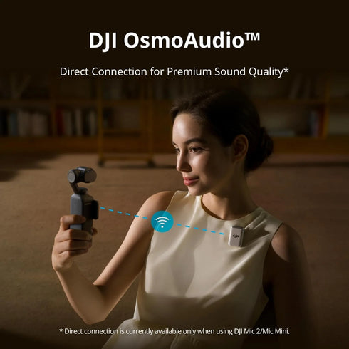 DJI Osmo Pocket 3 Camera 1'' CMOS 4K/120fps Video, 3-Axis Stabilization, 2" Rotatable Touchscreen, Small Video Camera
