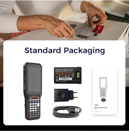 UROVO RT40 Digital Keyboard Pdas Android 10 4G Inventory Handheld Barcode Scanner Mobile Data Terminal Rugged Pda