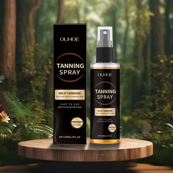 Enhancing Tan Spray Sunless Bronzing Accelerating Darkening Shiny Bronze Moisturizing Summer Beach Sunbathing Self Tanning Mist