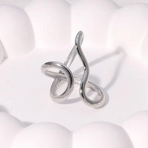 LATS Stainless Steel Gold Color Rings for Women Men 2024 Colorfast Popular Party Personalized Exaggerated Charms Jewelry Gifts