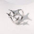 LATS Stainless Steel Gold Color Rings for Women Men 2024 Colorfast Popular Party Personalized Exaggerated Charms Jewelry Gifts