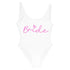 Hen Party Swimsuits One-Piece Team Bride Swimwear Bride To Be Woman Pink Swimwear Bachelorette Beatchwear Bathing Suits