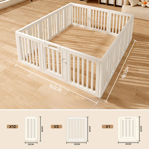 Baby and Toddler Playpen, Safety Gate for Baby Fence, Baby Playpens for Indoor and Outdoor