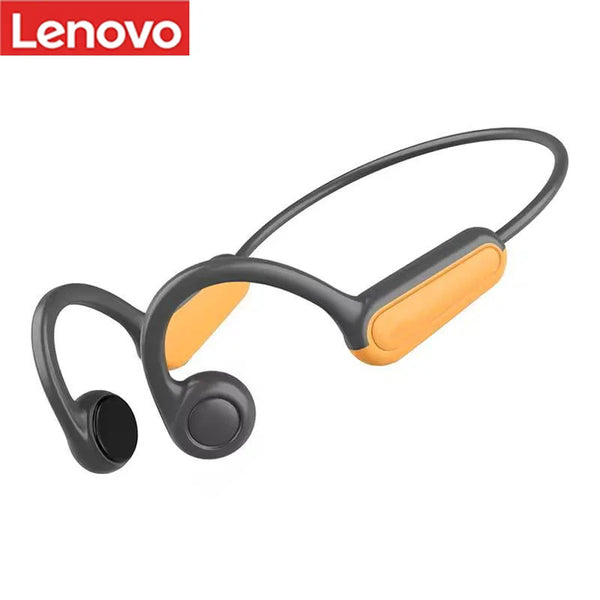 Lenovo New Real Bone Conduction Sport Headphone Wireless Earphone Bluetooth-compatible Headset Hands-free With Mic For Running