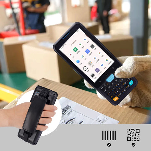 YK957 Android 2d Qr Code Reader Handheld Terminal Pda Android Barcode Scanner With Nfc Rfid Reader Medical Device Pdas 4+64g