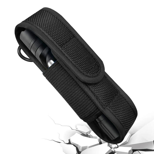 Flashlight Cover Case Flashlight Pouch LED Torch Cover LED Torch Nylon Protective Cover for Hunting Camping Outdoor Hiking