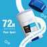 72-Hour Long-Lasting Deodorant Men,Aluminum-Free Fresh Scent,Pure Sport for Gym & Workout,Underarm Odor Body Remove,No Stains