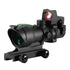 Adjustable 4x32 Red Dot 1x 4x Scope Red Dot Tactical Scope 20mm Rail Scope for Hunting