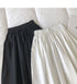 Women Black skirt midi High waist korean style Pleated a line Vintage Clothing 2026 new Summer Casual Fashion Ladies Work Wear