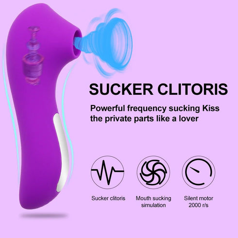 Powerful Sucking Vibrator for Women Sucker Clitoris Nipple Oral Vacuum Stimulator Vagina Female Masturbator Adults Sex Toys 18+