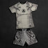 UFC New Octagonal Cage Fighting Night Men's and Children's MMA Loose Breathable Speed Drying Boxing Training Sports Set