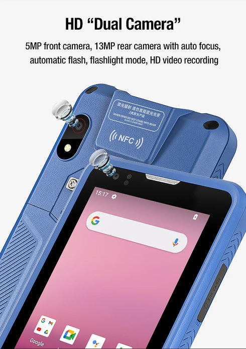 IP67 4 Inch Waterproof Industrial Rugged PDA Handheld Android PDAs Portable Data Terminal NFC Data Collector for Inventory