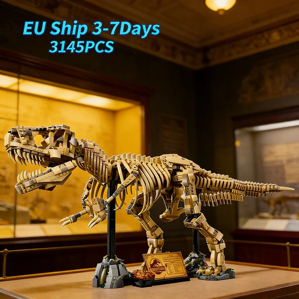 3145pcs 76968 Dinosaur Park Fossils Building Blocks Set Adults Assembled Bricks Model Toy Birthday Gifts Compatible With Set