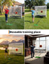 3x2.4m Golf Practice Net Automatic Ball Return Heavy Duty Hitting Net With Noise Reduction Target For Indoor Garden Training
