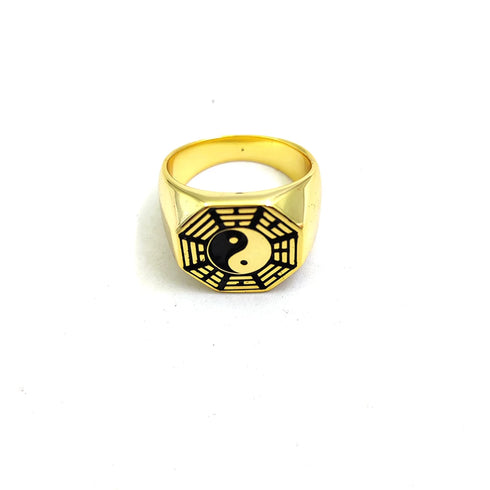 Custom Engraved 17mm Round Top Ring Engraved Signet Ring Personalize Engraving Letters Logo Rings Fashion Men Copper Jewelry