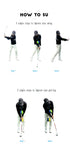 Golf Dual-Color Assist Device Swing Mechanics, Maintain Arm Posture, Improve Chicken Wing Posture Triangular Training