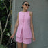 MUJER 2025 White Sleeveless Vest Women Button Summer Vests for Women Jacket Pink Vest Top Women Streetwear Women's Tailored Vest