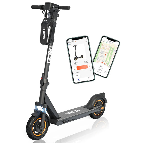 RCB EV10Z Electric Scooter With ABE Road Approval 350W Motor 36V11.4Ah Battery 35-40km Range 10 Inch Wheel Foldable 120KG Max Load For Urban Commute