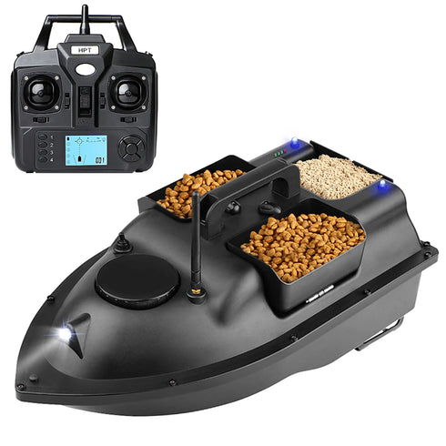 Modern GPS Fishing Bait Boat with 3 Bait Containers 12000mAh Wireless Bait Boat with Automatic Return Function Various styles