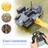 Modern GPS Fishing Bait Boat with 3 Bait Containers 12000mAh Wireless Bait Boat with Automatic Return Function Various styles