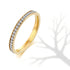 Custom Couple Rings Gift with Card Women Men PVD Plated Gold Name Rings Love Wedding Bands Personalized Name Ring Wedding Gifts