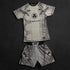 UFC New Octagonal Cage Fighting Night Men's and Children's MMA Loose Breathable Speed Drying Boxing Training Sports Set