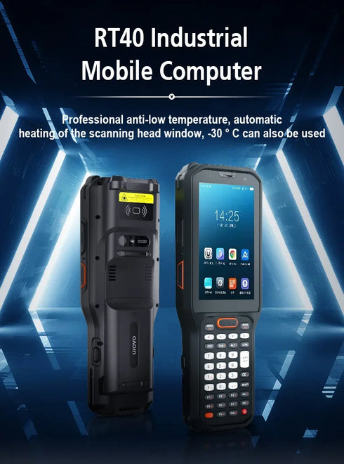 UROVO RT40 Digital Keyboard Pdas Android 10 4G Inventory Handheld Barcode Scanner Mobile Data Terminal Rugged Pda