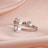 Custom Double First Name Finger Ring For Women Men Personalized Couple Family Gift Gold Color Stainless Steel Metal Jewelry
