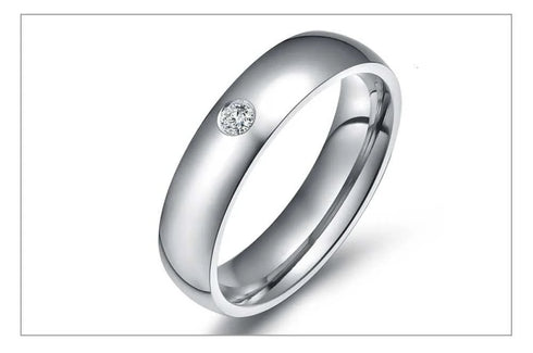 Vnox Basic Wedding Bands Rings for Women Man Customize Name Date Love Info Promise Alliance Anniversary Personalized Gift