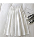 Women Black skirt midi High waist korean style Pleated a line Vintage Clothing 2026 new Summer Casual Fashion Ladies Work Wear
