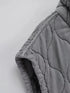 Autumn Winter Women Standing Collar Light weight Sleeveless Cotton Coat Vest Women Pocket Decoration Tank Top