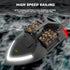 Modern GPS Fishing Bait Boat with 3 Bait Containers 12000mAh Wireless Bait Boat with Automatic Return Function Various styles