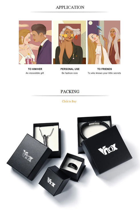 Vnox Basic Wedding Bands Rings for Women Man Customize Name Date Love Info Promise Alliance Anniversary Personalized Gift