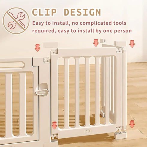 Baby and Toddler Playpen, Safety Gate for Baby Fence, Baby Playpens for Indoor and Outdoor