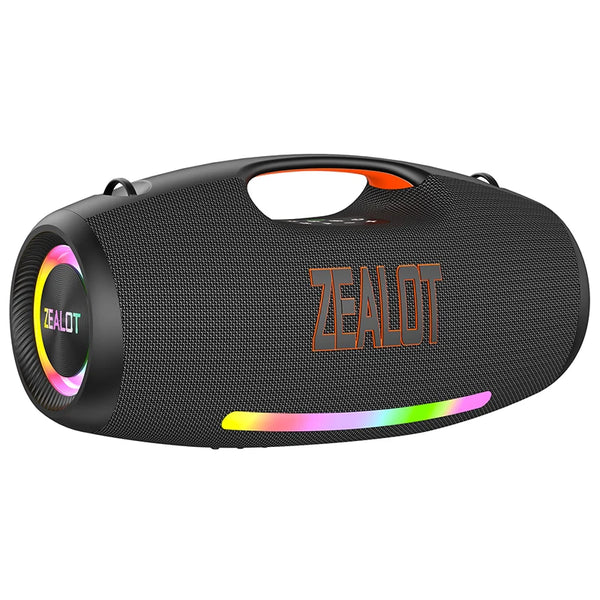 ZEALOT-S89 250W Waterproof Portable Loud Bluetooth Speaker, Wireless Outdoor Boombox SubwooferTriple Passive Radiators-Deep Bass